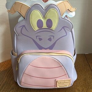 Disney’s pastel colored figment new tags on lounge fly backpack 8 x 11new tags